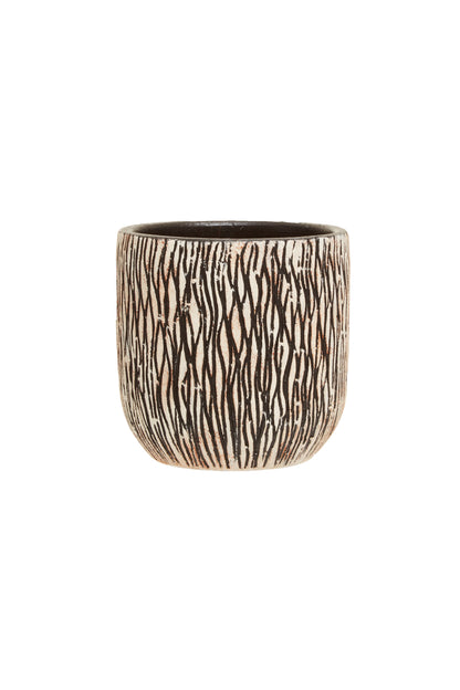 Unique Handmade Planter-Zebra Print-20cm-Unique Home Accessories | Velvet & Vigor 