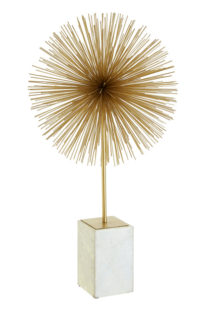 Gold Starburst Scultpure-Unique Home Decor-Media Wall Decor-Velvet & Vigor 