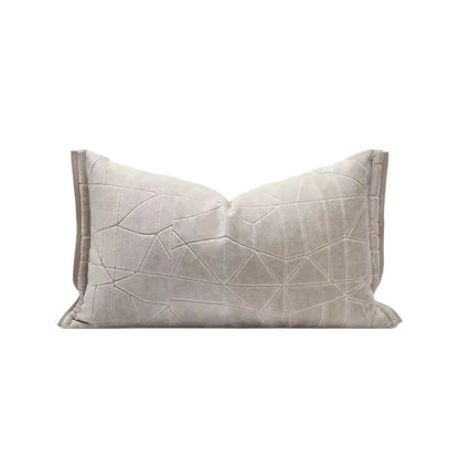 Cream Luxury Velvet Cushion-30x50-Modern Home Decor-Velvet & Vigor 