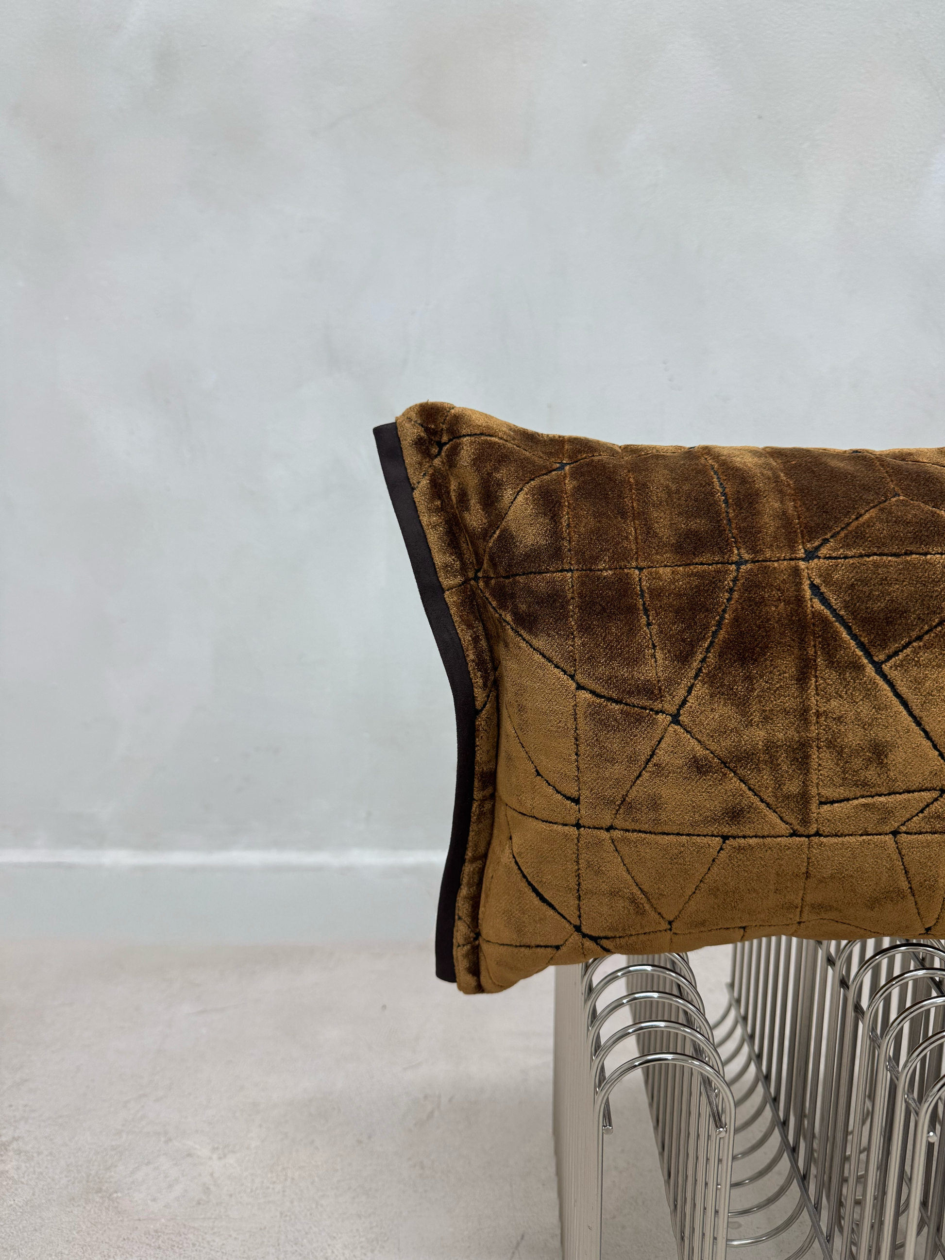 Luxury Velvet 30x50 Cushion-Bronze;Brown-Modern Home Decor-Velvet & Vigor