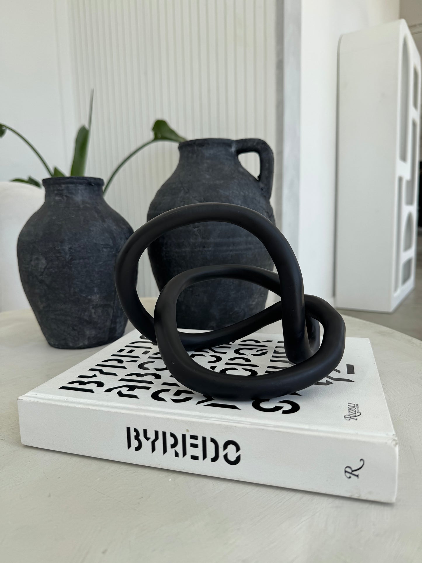 Black Sculpture Ornament