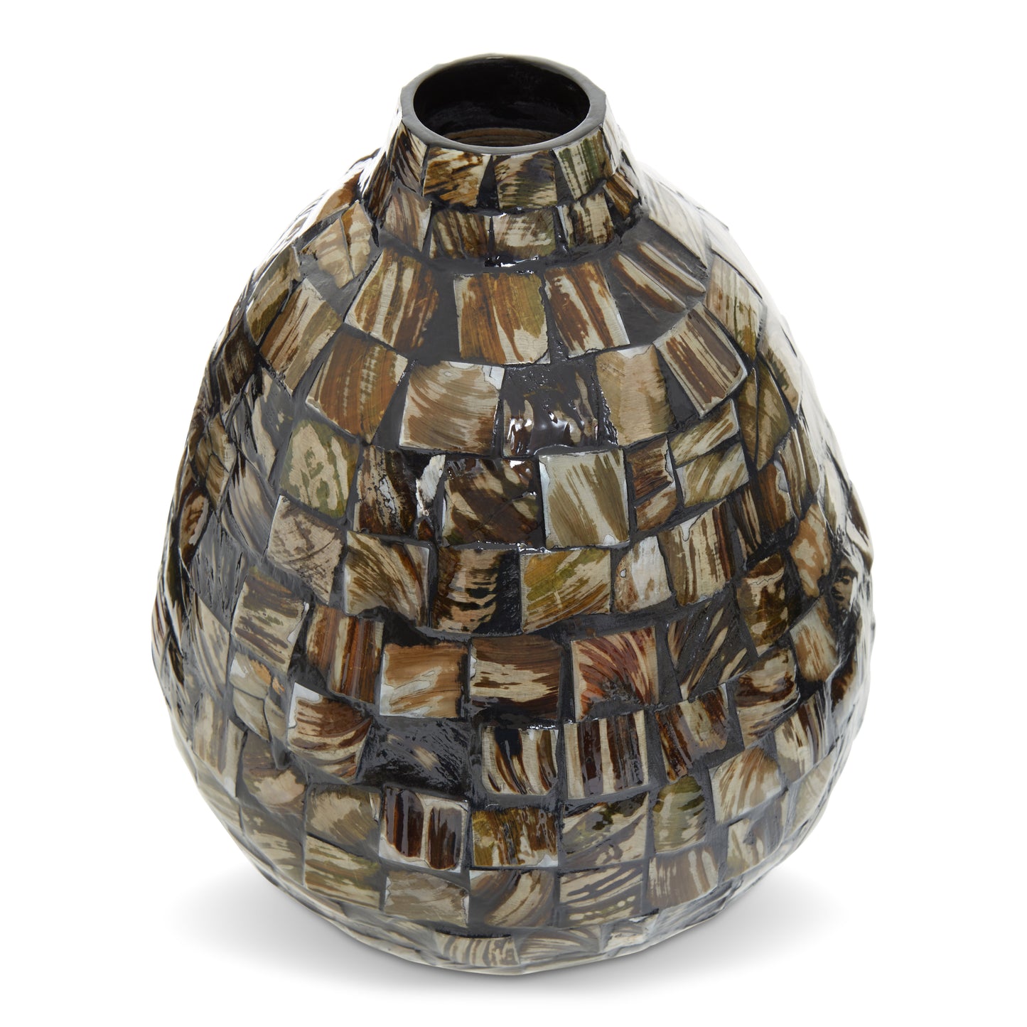 Velvet & Vigor Shell Vase-Unique Handmade Vase-Unique Home Decor-Earth Tones