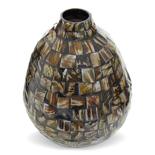 Velvet & Vigor Shell Vase-Unique Handmade Vase-Unique Home Decor-Earth Tones