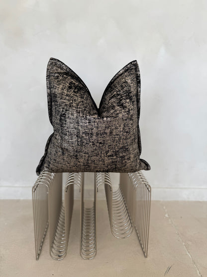 Omari Metallic Gold Cushion