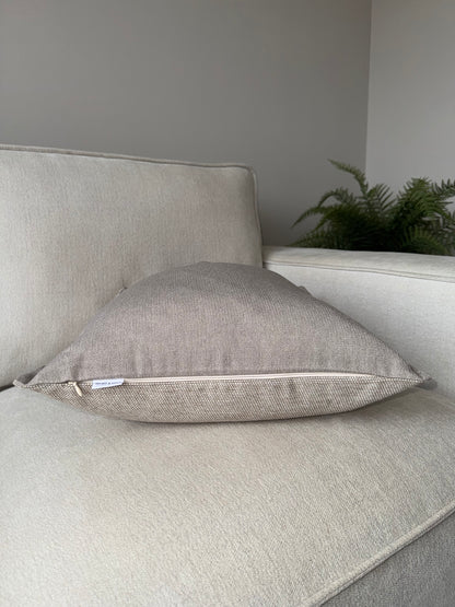 Luxury Cream Cushion-45x45cm-Neutral Home Decor-Modern Home Decor-Velvet & Vigor 