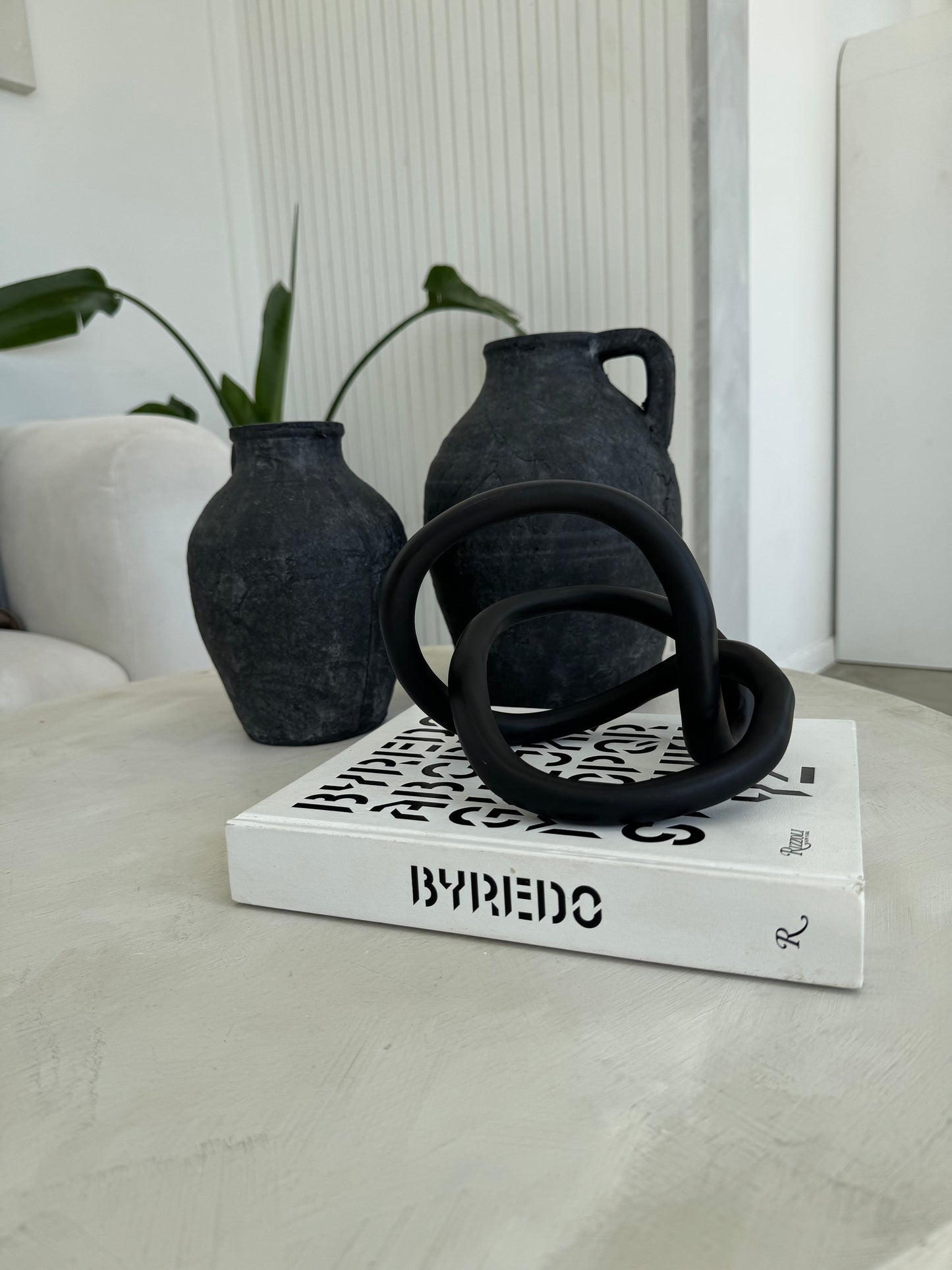 Black Sculpture Ornament