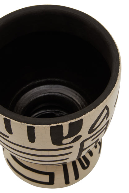 Zaina Abstract Print Vase