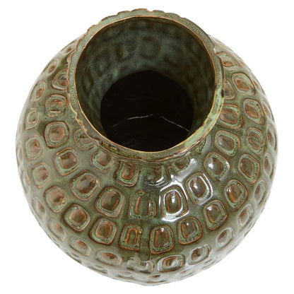Unique Glazed Handmade Vase-Earth Tones-Unique Home Decor-Media Wall Accessories-Velvet & Vigor