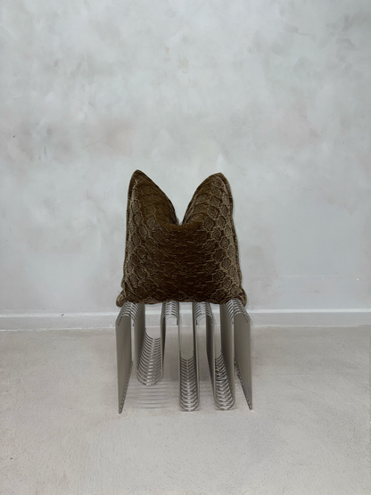 Worn Umber Cushion-Bronze