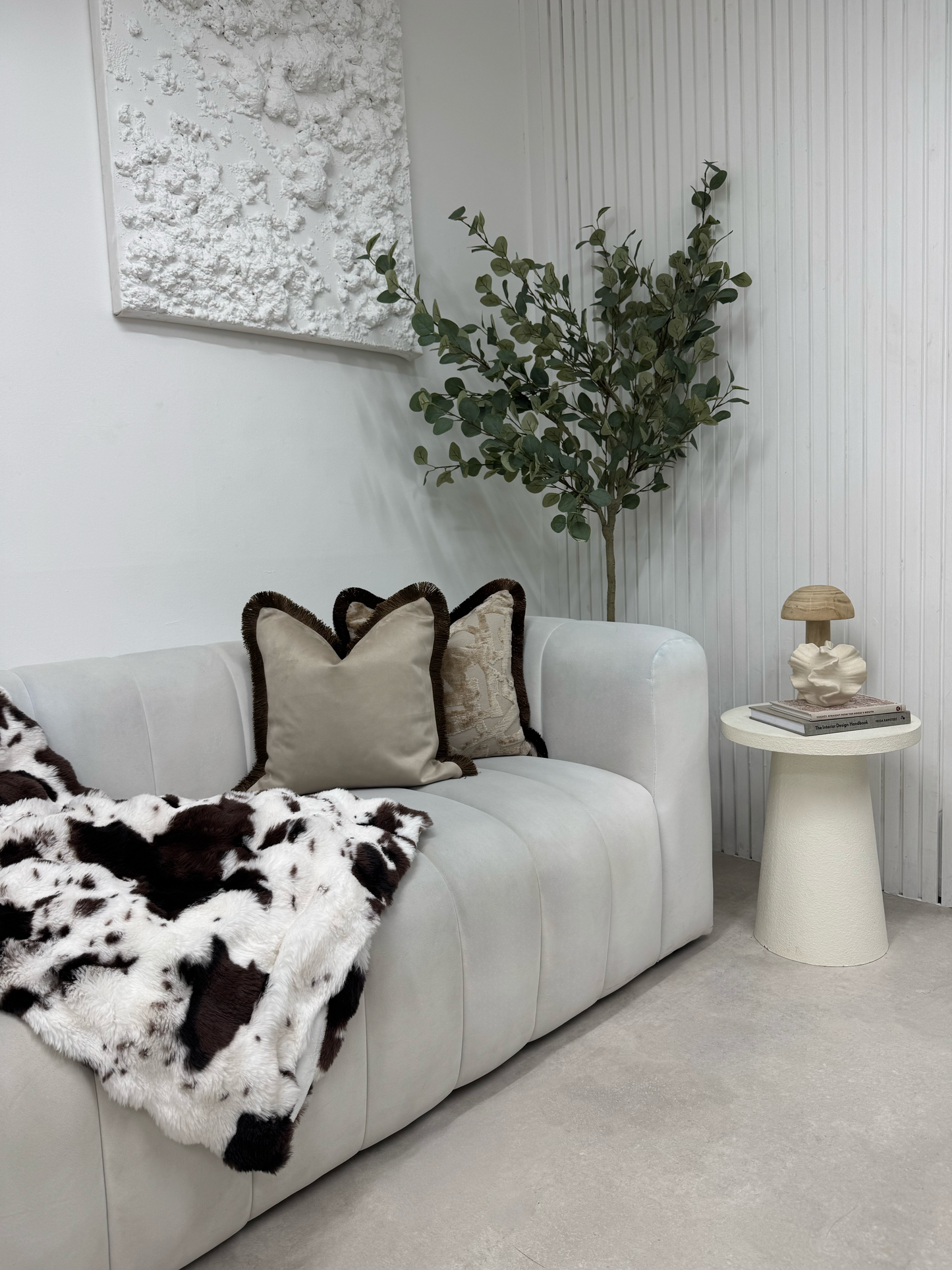 Luxury Fringed Cushion-Luxury Home Interiors-45x45cm-Velvet & Vigor