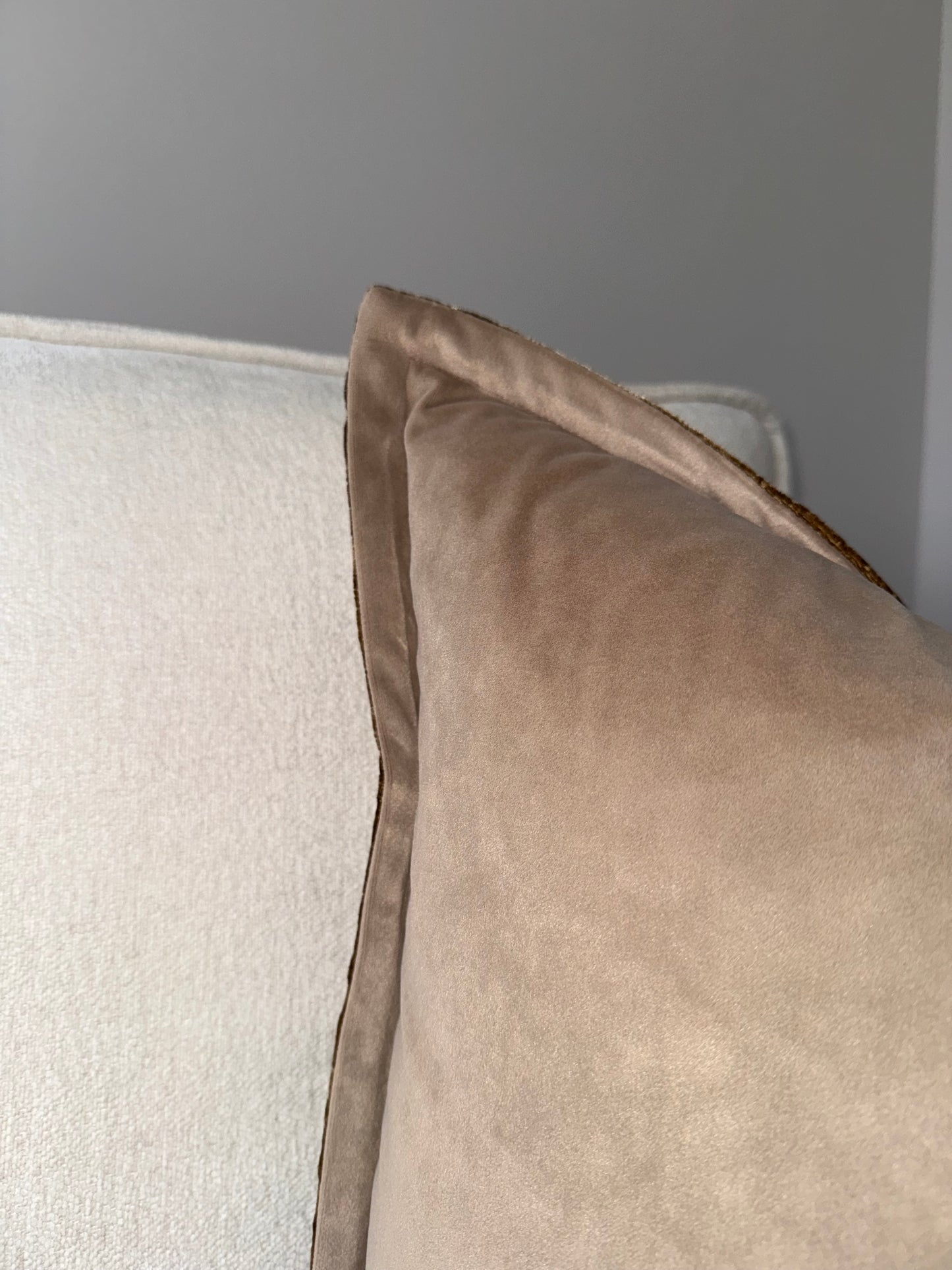 Luxury Handmade Velvet Cushion-45x45cm-Gold;Bronze-Luxury Soft Furnishings-Velvet & Vigor 