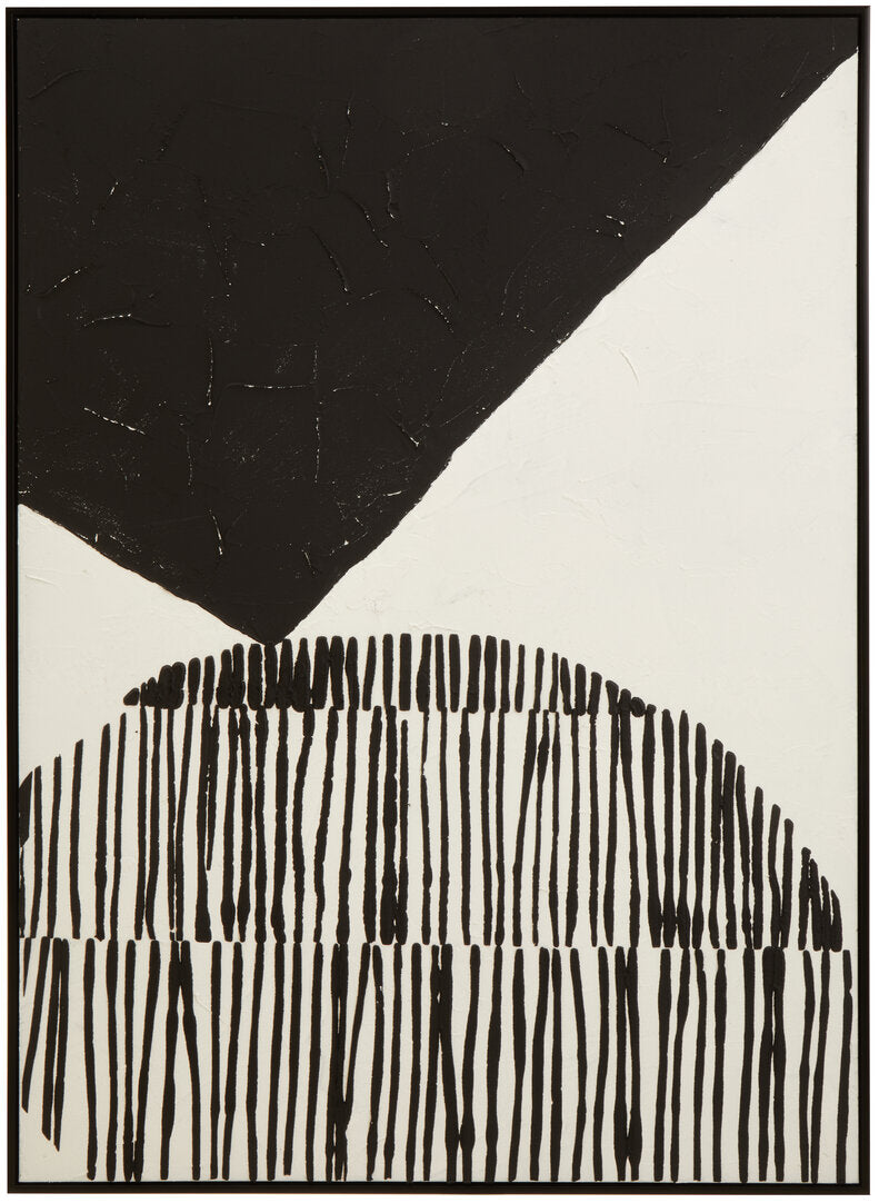 Velvet & Vigor Framed Canvas-Monochrome-126 X 102cm-Modern Home Decor