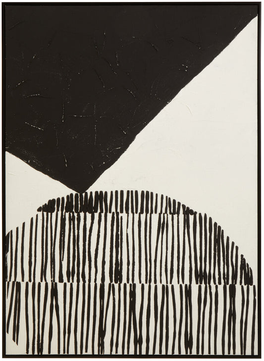 Velvet & Vigor Framed Canvas-Monochrome-126 X 102cm-Modern Home Decor