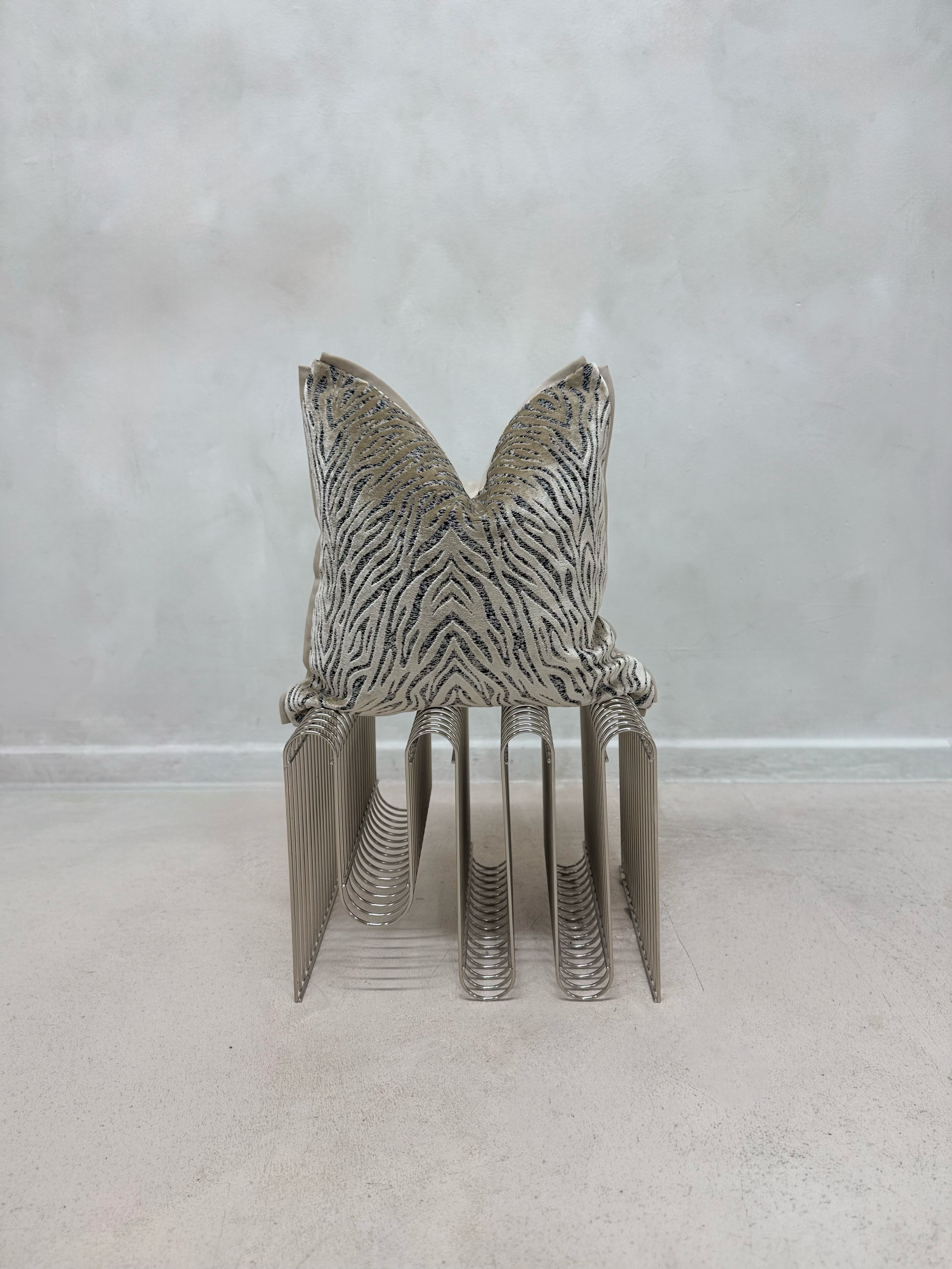 Metallic Cushion-Modern Interiors-45x45-Velvet & Vigor