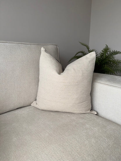 Striped Cushion-Luxury Soft Furnishings-Luxury Home Decor-Black;Grey;Cream-45x45cm-Velvet & Vigor