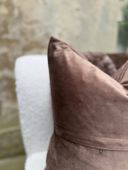 Ribbed Velvet Cushion
