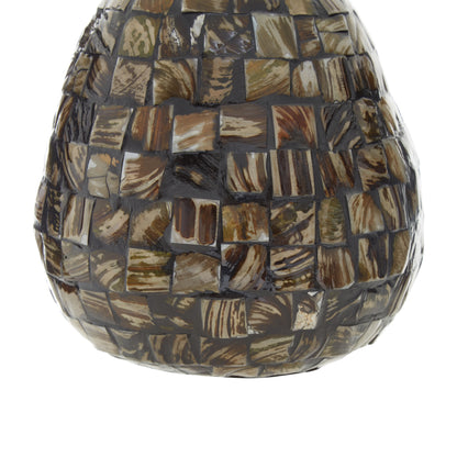 Velvet & Vigor Shell Vase-Unique Handmade Vase-Unique Home Decor-Earth Tones