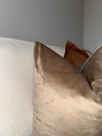 Harmony Print Velvet Cushion