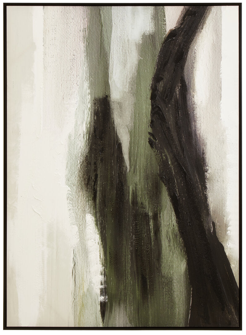 Velvet & Vigor Framed Canvas-Green;Black;Cream-142x102cm-Modern Wall Art