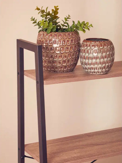 Handmade Glazed Planter-Unique Home Decor-Media Wall Accessories-Velvet & Vigor