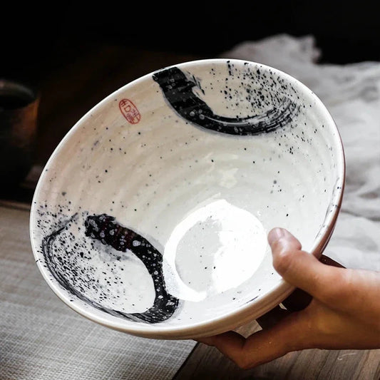 Large Ramen Bowl 20cm | Japanese Serveware- Velvet&Vigor 