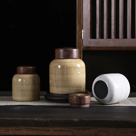 Velvet & Vigor Casa Kitchen Storage Jar-Kitchen Container-Earth Tones-Unique Kitchenware 