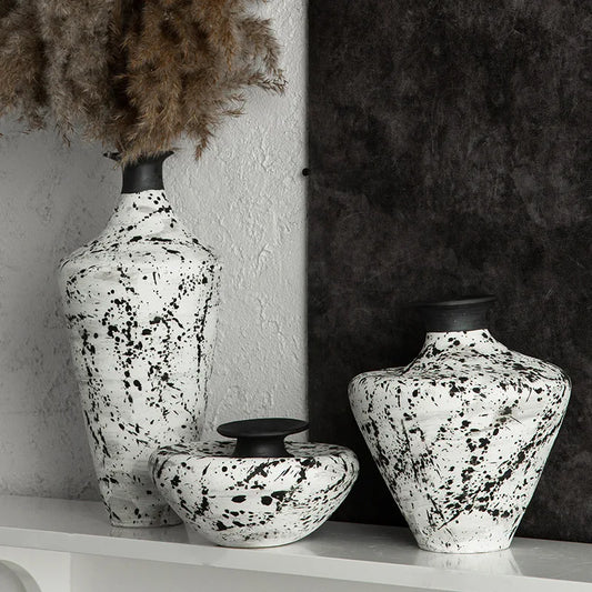 Handmade Ceramic Vase-Centrepiece for Table | Velvet & Vigor