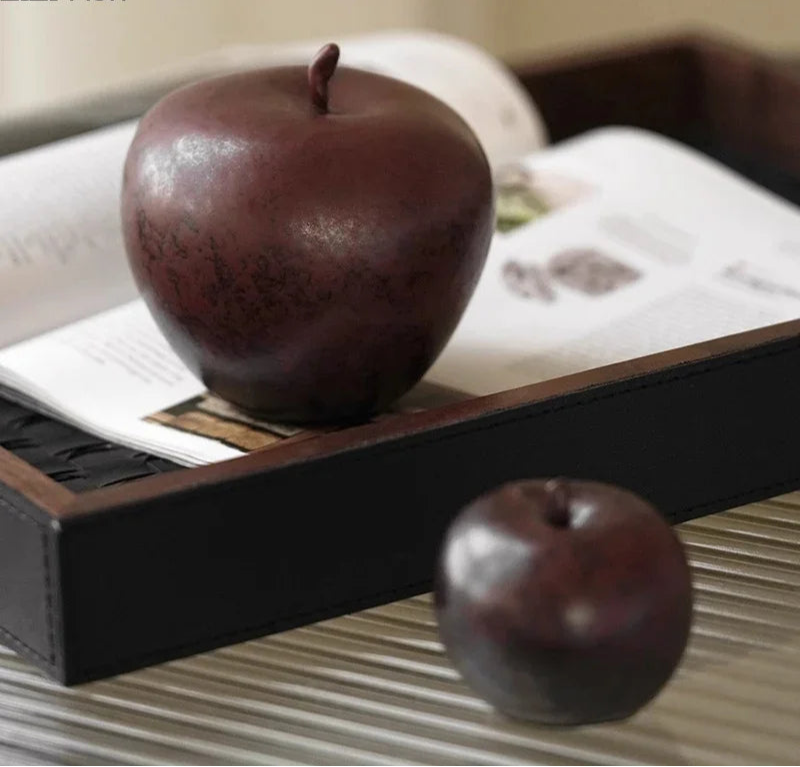 Ceramic Fruit Sculpture-Modern Home Accessories-Velvet&Vigor