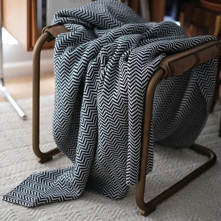 New In-Cassie Nordic Knitted Blanket