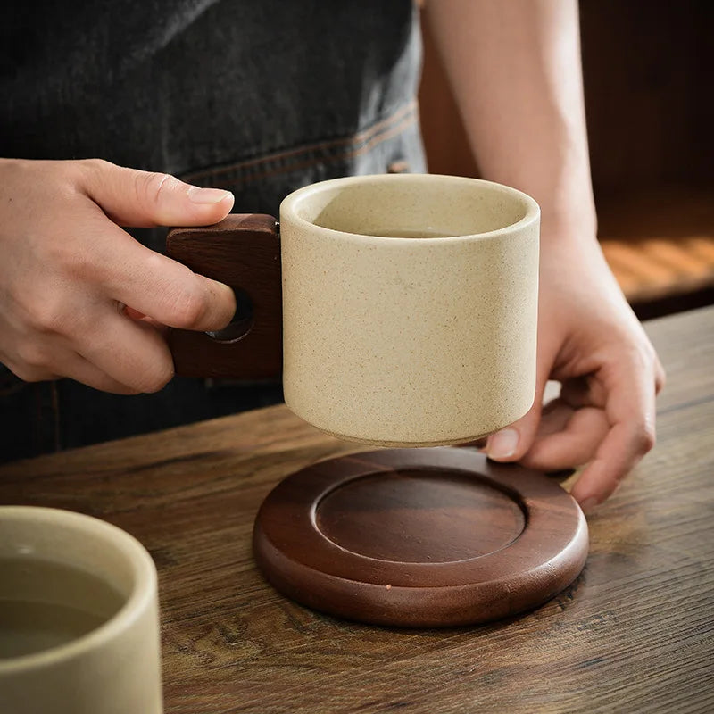 Handmade Porcelain Mug | Modern Kitchen Accessories-Velvet&Vigor