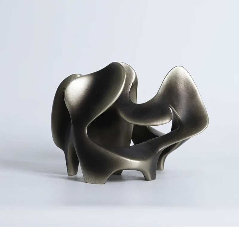 Velvet & Vigor Irregular Sculpture-Modern Home Accessories-Media Wall Accessories