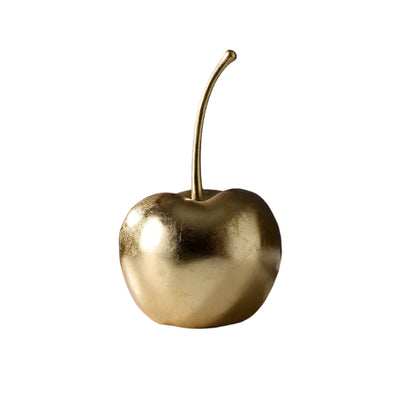 Gold Fruit Sculpture-Modern Home Decor-Velvet&Vigor 