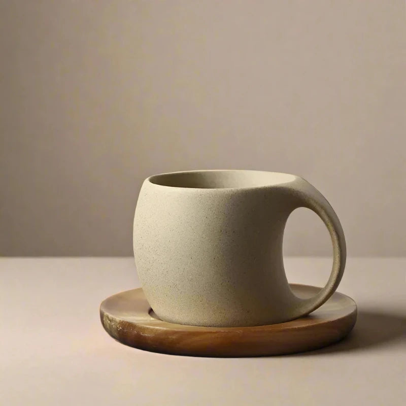 Modern Ceramic Mug | Unique Kitchen Accessories-Velvet&Vigor