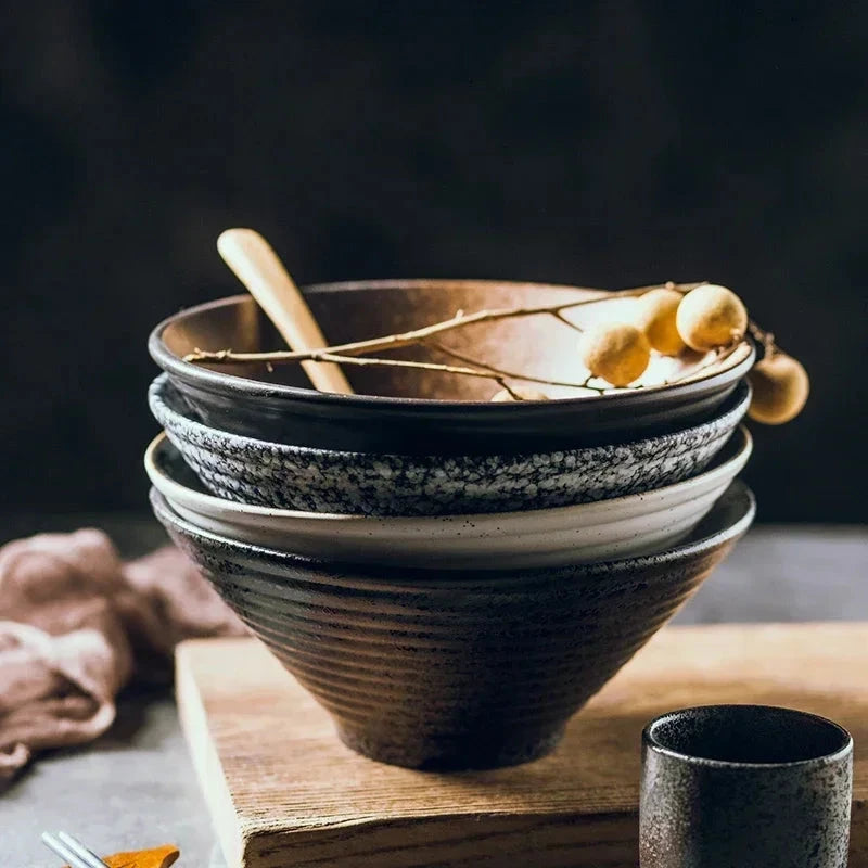 Large Ramen Bowl | Luxury Serveware-Velvet&Vigor