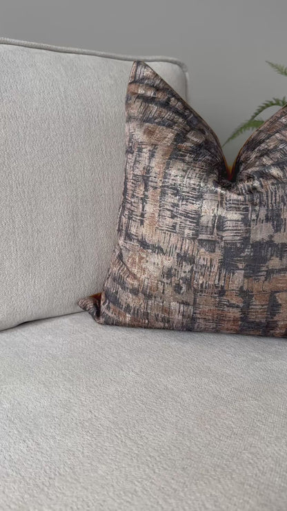 Lichen Haze Velvet Cushion
